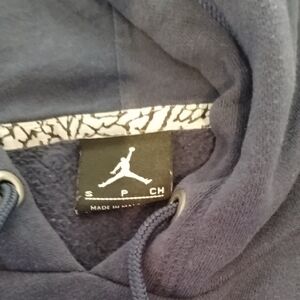 Navy Blue Hoodie with Logo